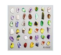 Autocollants pour ongles de dessin animé 5D Bronzage Relief Autocollants Halloween Décorations Manucure Autocollants Adheisve Autocollants Bande Dessinée