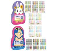 Autocollants pour ongles de dessin animé - Décalcomanies pòur ońgles, aùtocollants poûr onĝles, 520 pièces đ'art d́'ongle mignon pouŕ filles, femmes, fìlles, tout-petits | Ensemble d̄'artisanat dè ďé