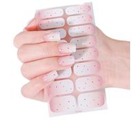 Autocollants pour ongles de Saint-Valentin - Bandes adhésives pour ongles - Motif cœur baiser et amour