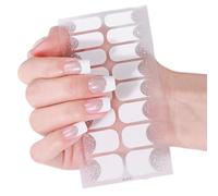 Autocollants pour ongles de Saint-Valentin - Bandes adhésives pour ongles - Motif cœur baiser et amour