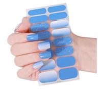 Autocollants pour ongles de Saint-Valentin - Bandes adhésives pour ongles - Motif cœur baiser et amour