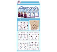 Autocollants Pour Ongles Disney,5 Pièces,La Reine Des Neiges,Décorations Pour Nail Art,Point Minnie,Personnage De Dessin Animé,Accessoires À Pression,Jouet.1.