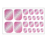 Autocollants pour ongles d'orteils œil de chat, faux ongles d'orteils, couverture complète, faux ongles d'orteils, art des yeux de chat, autocollants