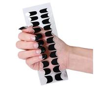 Autocollants pour ongles en gel faciles à appliquer - Couverture complète à coller - Manucure - Pas de lampe nécessaire - Indispensable pour un usage domestique