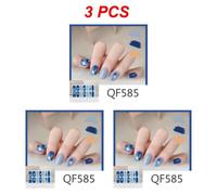 Autocollants Pour Ongles En Gel Semi-Durci",D¿¿Calcomanies ¿¿ La Mode,Document Solide,Manucure,Lampe ¿¿ Led Uv,D¿¿Coration D'ongles,N64.Art,"1 ¿¿ 5 Pi¿¿Ces - Type Style L 3pcs