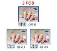 Autocollants Pour Ongles En Gel Semi-Durci",D¿¿Calcomanies ¿¿ La Mode,Document Solide,Manucure,Lampe ¿¿ Led Uv,D¿¿Coration D'ongles,N64.Art,"1 ¿¿ 5 Pi¿¿Ces - Type Style J 3pcs