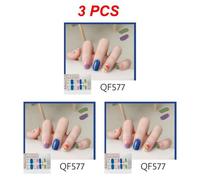 Autocollants Pour Ongles En Gel Semi-Durci",D¿¿Calcomanies ¿¿ La Mode,Document Solide,Manucure,Lampe ¿¿ Led Uv,D¿¿Coration D'ongles,N64.Art,"1 ¿¿ 5 Pi¿¿Ces - Type Style D 3pcs