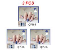 Autocollants Pour Ongles En Gel Semi-Durci",D¿¿Calcomanies ¿¿ La Mode,Document Solide,Manucure,Lampe ¿¿ Led Uv,D¿¿Coration D'ongles,N64.Art,"1 ¿¿ 5 Pi¿¿Ces - Type Style M 3pcs