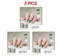 Autocollants Pour Ongles En Gel Semi-Durci",D¿¿Calcomanies ¿¿ La Mode,Document Solide,Manucure,Lampe ¿¿ Led Uv,D¿¿Coration D'ongles,N64.Art,"1 ¿¿ 5 Pi¿¿Ces - Type Style N 3pcs