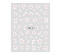 Autocollants pour ongles en relief avec styles de fleurs de, A