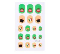Autocollants pour ongles imperméables à motifs multiples pour enfants, faciles à appliquer, sans danger pour les enfants