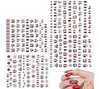 Autocollants pour ongles Paris,autocollants pour - Décalcomanies d’autocollants de conception d’art d’ongle,Fournitures d'ongles auto-adhésives en forme de drapeau français pour femmes, pour