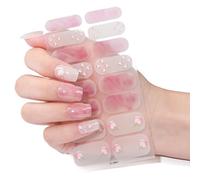 Autocollants pour ongles pour femme - Imperméables - Finition brillante - Pour travail, fêtes, voyages et usage quotidien
