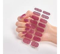 Autocollants Pour Ongles Sans Patisserie",Dégradé De Paillettes,Simple,Imperméable,Document Complet,"Solide #M2