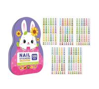 Autocollants Pour Ongles Tout-Petits | 520 Pièces d Autocollants Décoratifs Pour Ongles À Motifs Cartoon - Décalcomanies Mignons De Dessin Animé | Pour Les Filles Les La Fille Le Jeune Enfant