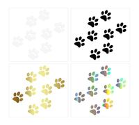 Autocollants pour pare-chocs patte de chat, autocollants imprimés patte de chat pour voiture | Autocollants de voiture drôles Décalcomanies de voiture - Autocollants mignons imprimés patte de chat, au