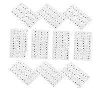 Autocollants pour Points de Beauté Noirs, 10 Feuilles Papier | Autocollants D'halloween, Visage des Femmes, Accessoires de Maquillage, Faux Tatouages Réutilisables