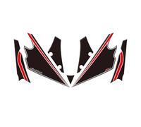 Autocollants pour Protection De Réservoir Moto pour pour CBR1000RR SP pour CBR 1000RR Fireblade 2017-2019 - Kit D'autocollants Latéraux AntidéRapants RéServoir(Couleur 3)