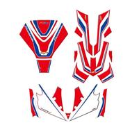 Autocollants pour Protection De Réservoir Moto pour pour CBR1000RR SP pour CBR 1000RR Fireblade 2017-2019 - Kit D'autocollants Latéraux AntidéRapants RéServoir(Couleur 6)