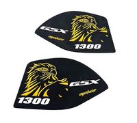 Autocollants pour Protection Latérale De Réservoir De Moto pour Suzuki GSX1300R GSX1300r 2021-2024, Protection Antidérapante pour Réservoir AntidéRapants RéServoir(Or)