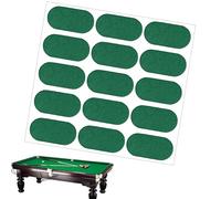 Autocollants pour réparation en tissu de billard | outil patch en feutre de table de | Kit de correction de tables de billard auto-adhésif, points de marqueur sportifs pour restauration de tissu