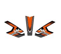 Autocollants pour Réservoir De Carburant Latéral pour Moto pour CFMOTO 250NK 250 NK 2021, Ensemble De Protections pour Réservoir D'essence AntidéRapants RéServoir(Orange)