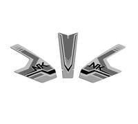 Autocollants pour Réservoir De Carburant Latéral pour Moto pour CFMOTO 250NK 250 NK 2021, Ensemble De Protections pour Réservoir D'essence AntidéRapants RéServoir(Titane 1)