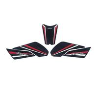 Autocollants pour Réservoir De Carburant pour pour CBR500R 2019-2023, Protections Latérales pour Réservoir, Genouillères Et Protections AntidéRapants RéServoir(Rouge,X-1)