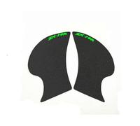 Autocollants pour réservoir de moto - Noir - Protection latérale du genou - Antidérapant - Pour ZX14R ZX-14R 2006-2015