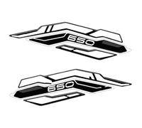 Autocollants pour Réservoir De Moto pour K&awasaki pour Z650 pour Z 650 2017-2024, Protections Latérales pour Réservoir Autocollant De RéServoir(Blanc,X-1)
