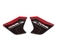 Autocollants pour Réservoir De Moto pour Super Ténéré XT1200ZE XT 1200 Z ZE ES XTZ XTZ1200E Kit De Réservoir Autocollants pour Genoux AntidéRapants RéServoir(Rouge,X-3)