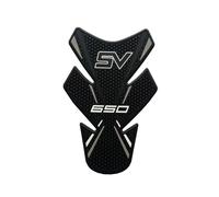 Autocollants pour Réservoir De Moto pour Suzuki SV650 SV650X, Protections Latérales Antidérapantes pour Réservoir, Genouillères AntidéRapants RéServoir(Titane,X-3)