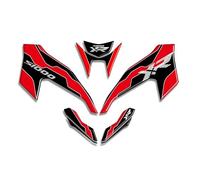 Autocollants pour Réservoir Latéral De Moto pour BMW S1000XR S 1000 XR 2020-2023, Protection De Phare Avant en Gel Autocollant De RéServoir(Rouge,X-1)