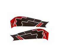 Autocollants pour Réservoir Latéral De Moto pour H&Onda XL750 XL 750 Transalp 2023, Genouillères, Poignées, Autocollants, Protections Autocollant De RéServoir(Rouge,X-2)