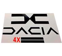 Autocollants pour restylage compatibles avec l'emblème et les lettres de Spring SANDERO STEPWAY Jogger Duster BIGSTER - Adhésif à coller sur l'emblème et les lettres. (Pack complet Duster)