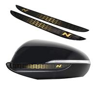 Autocollants pour rétroviseur de voiture, impression numérique style nid d'abeilles (doré DS013)
