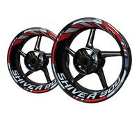 Autocollants pour roues Autocollant De Roue De Moto Pour Aprilia Shiver 750 900, Autocollant Réfléchissant Pour Jante De Roue, Autocollants Pour Moyeu De Roue Autocollants pour roues de moto(Couleur 1