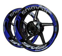 Autocollants pour roues Autocollant De Roue De Moto Pour Suzuki GLADIUS SVF 650 SVF650 Autocollants De Jante De Roue Autocollant De Moyeu Roue Réfléchissant Autocollants pour roues de moto(Couleur 1)