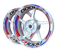Autocollants pour roues Autocollant De Roue De Moto Pour Suzuki GSXR1000 GSXR 1000 Autocollant Réfléchissant Sur Jante De Moyeu De Roue Décalcomanie Autocollants pour moyeux de roue(Couleur 11)