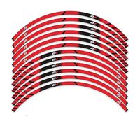 Autocollants pour Roues Autocollant Décoratif De Jante Contour Moto pour ER-6F(Style 2)