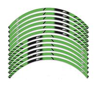 Autocollants pour Roues Autocollant Décoratif De Jante Contour Moto pour ER-6F(Style 4)