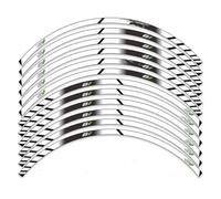 Autocollants pour Roues Autocollant Décoratif De Jante Contour Moto pour ER-6F(Style 5)