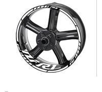 Autocollants pour Roues Autocollants Jante Intérieure Réfléchissants Étanches Moto pour Y&amaha pour YZF R1(Style 8)