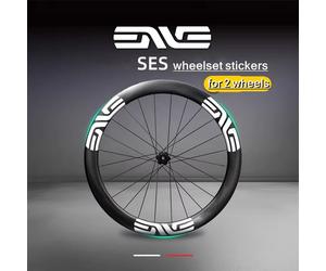 Autocollants pour roues de vélo de route, 14 pièces/ensemble, pour Bogacha aux championnats du monde ENVE SES, peinture à changement de couleur, hauteur 50mm 35mm disc white