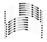 Autocollants pour Roues Kit Complet D'autocollants Réfléchissants Jantes Moto pour CBRRR Et (Style 13)
