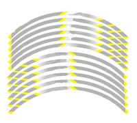 Autocollants pour Roues Kit Complet D'autocollants Réfléchissants Jantes Moto pour CBRRR Et (Style 7)