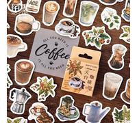 Autocollants Pour Scrapbooking Avec Divers Motifs, Café, Rooftop, Café, Papeterie, Maison, Arts Décoratifs, Bricolage, Journal, Album Photo, Diy, Étiquette Collante,
