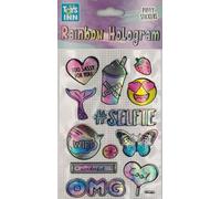 Autocollants pour selfie STNUX Rainbow Hologr STN8417 98417