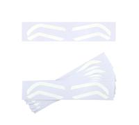 Autocollants pour sourcils : autocollants aérographe adhésif, autocollants pour sourcils | 50 paires de pochoirs professionnels tatouages de sourcils avec sourcils, autocollants de sourcils