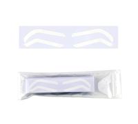 Autocollants pour sourcils | Kit de pochoir de sourcils Shaper pour femme | 50 paires de pochoirs professionnels avec ruban adhésif pour une application facile de la teinture et de l'aérographe de